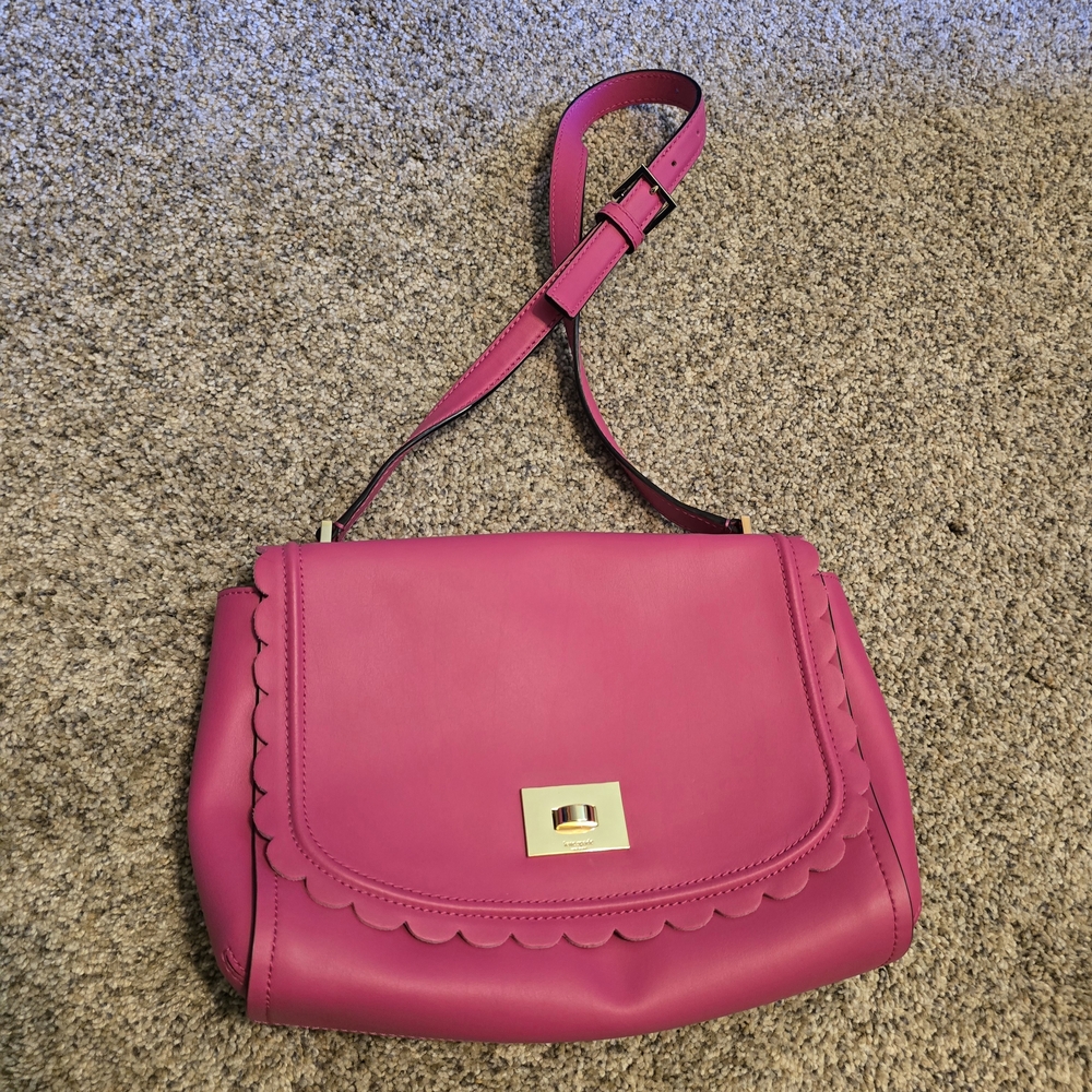 Pink Scalloped Women's Bag